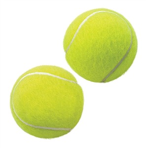 Balle de tennis jaune en feutre durable pour usage récréatif - Product Image 3