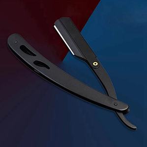 Professional Cutthroat Straight Razor Folding Barber Shaving Knife Stainless Steel Reusable Face <b>Bikini</b> Hair Removal Tool for - Product Image 2