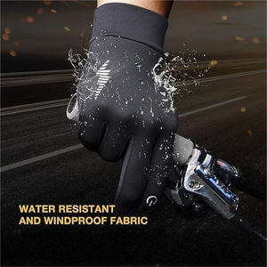 Guantes Térmicos de Invierno Unisex de Piel de Cabra, Resistentes al Fuego, con Pantalla Táctil, para Esquí, Nieve, Motocicleta, Correr, Ciclismo - Product Image 2