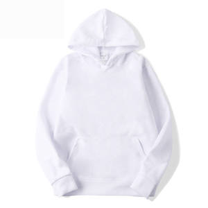 Sweat à capuche en molleton uni personnalisable, pull personnalisé pour homme et femme avec impression, sweat-shirt unisexe vierge - Product Image 2