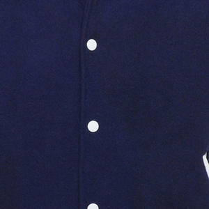 Chaquetas Varsity de Lana con Mangas de Cuero en Blanco OEM 2026 al por Mayor, Chaqueta de Uniforme de Béisbol con Cuerpo de Lana de 24oz - Product Image 5