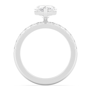 Bague de fiançailles intemporelle en or rose 10 carats avec diamants marquise et diamants ronds cultivés en laboratoire 4,49 CTW - Product Image 4