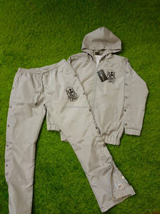 Chándal cortavientos para exteriores con cremallera de tela de alta calidad para hombre, chándal de nailon personalizado al por mayor, 2024 - Product Image 4