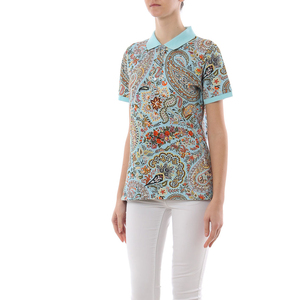 เสื้อโปโลผู้หญิงผ้าฝ้ายพิมพ์ลาย 100% เนื้อผ้าน้ำหนักเบา นุ่ม ระบายอากาศได้ดี ดีไซน์ทนทาน เหมาะสำหรับใช้ในชีวิตประจำวัน - Product Image 5