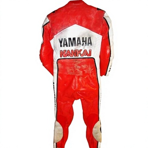 Traje de Carreras Wayne Rainey MotoCP Ramaha de 1 Pieza en Cuero Vacuno/Canguro para Motocicleta/Traje de Pista/MotoCp para Motociclistas - Product Image 2
