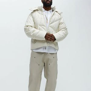 Chaqueta Acolchada Unisex de Alta Calidad, Ropa Casual de Alta Calidad, Chaqueta Acolchada con Capucha y Cuello Alto Brillante, Chaquetas Acolchadas Personalizadas al por Mayor en Todas las Tallas - Product Image 2