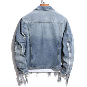 Chaqueta Vaquera Unisex de Moda, 100% Algodón, Color Personalizado, Estilo Urbano, Cuello Alto, Invierno, Diseño con Logotipo Personalizado - Product Image 2