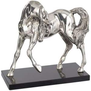 Statue de cheval en aluminium de qualité supérieure pour la décoration de salon de luxe avec surface polie lisse et base stable et robuste - Product Image 5