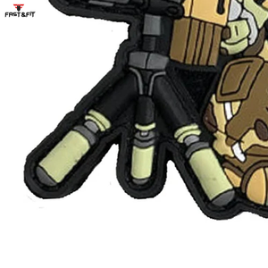 แผ่นยาง PVC ติดกาวขอบเมอร์โรว์ น้ำหนักเบา ขนาดสั่งทำได้ ดีไซน์ 3 มิติ สำหรับหมวก ขายดีอันดับต้นๆ - Product Image 2