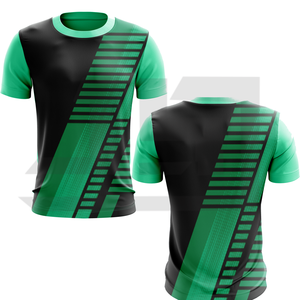 Camiseta Deportiva Personalizada 100% Algodón, Transpirable, Antibacteriana, de Secado Rápido, Cuello en V, Manga Corta, Unisex, para Equipos Escolares - Product Image 5