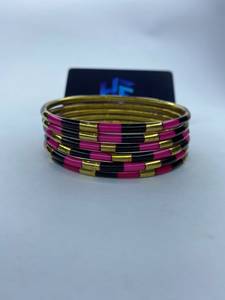 Handmade Brass and <b>Resin</b> Women's Ethnic Party Bangles - Product Image 4
