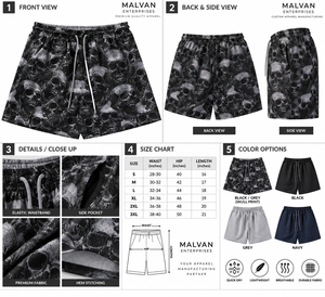 Premium Cotton <b>Nylon</b> <b>Shorts</b> Custom Sports Casual Lightweight Breathable Quick Drying Men Women Wholesale - Product Image 5
