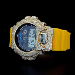 925 argent nouveau Design GA2100 DW6900 DW5600 GA100 GA110 Buss vers le bas montre lunette Collection boîtier bande avec montre originale - Product Image 6