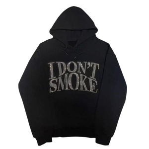 เสื้อฮู้ดผู้ชายประดับเพชร ผ้าฟลีซ 100% ผ้าฝ้าย แขนยาว มีฮู้ด ลายจุด ระบายอากาศได้ดี เหมาะสำหรับฤดูหนาว - Product Image 1