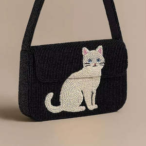 Accessoires de mode en cristal de luxe faits à la main en Inde, poignée de sac baguette perlée multicolore, sac à main décontracté durable, style local - Product Image 6