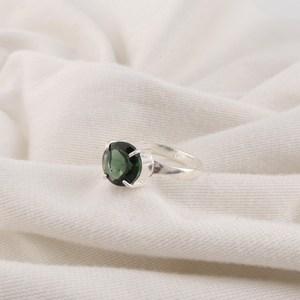 Zubeda Gems Green Tourmaline Gemstone <b>Ring</b> 925 Sterling Silver Luxury Premium Grade Vintage Statement Jewelry IGI Certified - Product Image 6