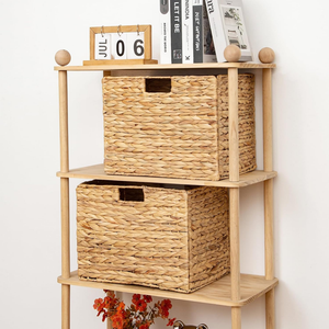 Vietnam Manufacturer Eco Friendly Handmade Water Hyacinth <b>Basket</b> Wholesale Sustainable Woven <b>Storage</b> <b>Baskets</b> - Product Image 1