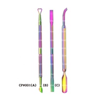 Empujador de Cutículas de Acero Inoxidable de Doble Cabeza, Removedor de Cutículas de Doble Extremo, Hecho en Pakistán, Personalizable