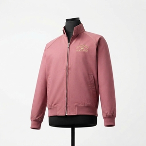 Chaqueta Deportiva de Manga Larga con Cierre y Capucha para Hombre, con Logotipo Personalizado en la Parte Delantera, Cuello Alto y Color Sólido - Product Image 2