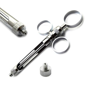 Seringue dentaire aspirante à 3 anneaux de qualité supérieure, 1,8 ml, en acier inoxydable, seringue aspirante manuelle, instrument professionnel de chirurgie orale - Product Image 1