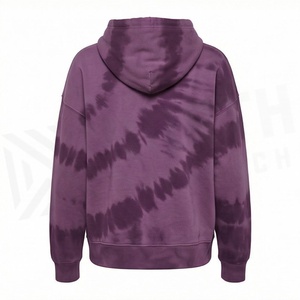 Conjunto de Sudadera con Capucha y Pantalones Deportivos para Mujer, Logotipo Personalizado, Estampado Tie Dye, 100% Algodón para la Temporada de Invierno, Conjunto de Color Personalizado - Product Image 2