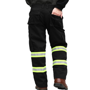 High Visibility Reflective Windproof <b>Waterproof</b> Working Pant Wholesale Rate Custom Logo Print <b>Work</b> Cargo Pants - Product Image 3