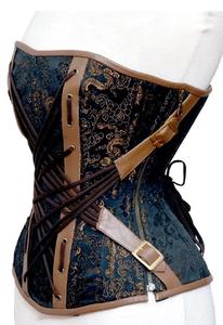 คอร์เซ็ตของผู้หญิงวินเทจชุดกระชับสัดส่วนเซ็กซี่แบบโอเวอร์บัสเทจคอร์เซ็ทผ้าบอร์เคดระบายอากาศทันสมัยสำหรับขนาดใหญ่พิเศษ - Product Image 3