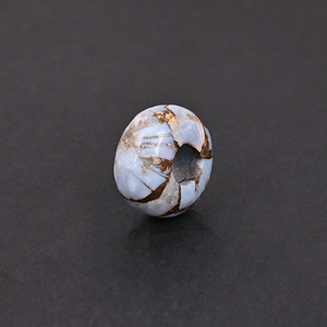 Perles en Opale Bleue Cuivrée 14x8x5mm Pierre Naturelle pour la Fabrication de Bijoux - Product Image 5