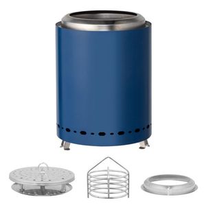 7.1*7.1*9.7in Smokeless Blue Fire Pit - Product Image 3