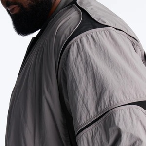 Chaqueta Táctica Ligera de Poliéster/Algodón de Alta Calidad con Cremallera, Abrigo Casual Utilitario, Chaqueta de Vuelo MA-1, Estilo Urbano Liso Teñido - Product Image 2