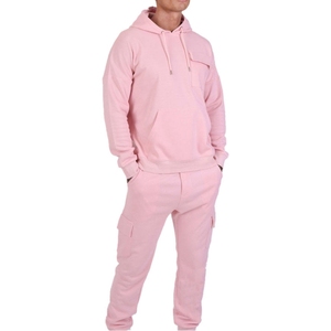 Clean comfort <b>men</b> tracksuit cotton blend breathable fabric full sleeve <b>jacket</b> and trousers for travel casual and daily wear - Product Image 1