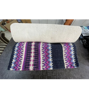 Top Quality Wool Top Blanket with Wool <b>Felt</b> Open Lined Western Saddle <b>Pad</b> Strong Leather contour Western <b>Felt</b> Saddle <b>Pad</b> - Product Image 2