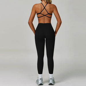 กางเกงโยคะผู้หญิงสั่งตัดพิเศษ เอวกลาง ความยาวระดับเข่า เนื้อผ้านุ่ม กระชับ ไร้ตะเข็บ โพลีเอสเตอร์ 100% แห้งเร็ว ระบายอากาศได้ดี - Product Image 5