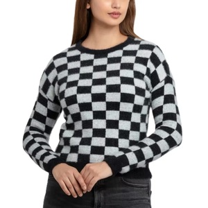 Pull-over décontracté d'hiver pour femme, sur mesure, OEM, en gros, anti-rides, respirant, en laine/acrylique, motif Argyle, fabriqué au Bangladesh - Product Image 1