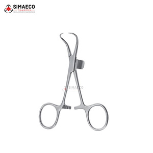 Pince à serviette BACKHAUS avec clip pour tubes, en acier inoxydable, pince à drap chirurgical réutilisable, instrument de chirurgie générale, OEM, marque privée - Product Image 4