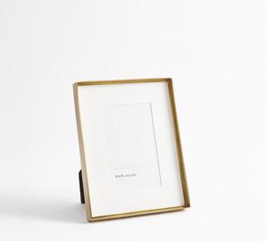 Unique Metal Photo <b>Frame</b> Rose <b>Gold</b> Finish Horizontal Display Stand Included for Home Hotel & Restaurant Decoration Wedding - Product Image 2