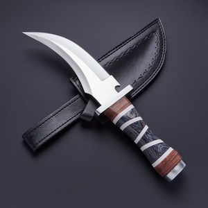 Couteau Bowie Fait Main en Acier à Haute Teneur en Carbone, Lame Fixe, Couteau de Chasse, Vente en Gros, Couteau Bowie Personnalisé avec Manche en Bois, Approvisionnement en Gros - Product Image 2