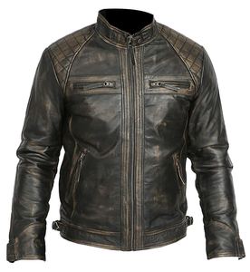 Design Your Own Leather Fashion <b>Jackets</b> High Quality Product in Best Price Long Sleeve Leather <b>Jacket</b> For <b>Men</b> <b>Light</b> Weight - Product Image 2