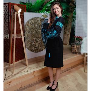 Vestidos Ucranianos Bordados de Alta Calidad 2026, Diseño Personalizado, Cuello Redondo, Frente Abierto, Vestido de Fiesta con Cinturón, Venta al Por Mayor - Product Image 2