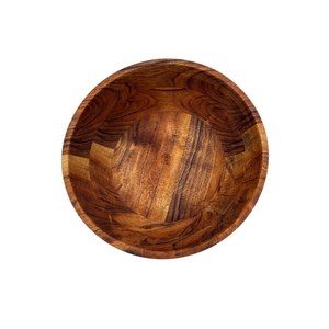 Bol en bois pour salades et service, idéal pour les collations, les fruits, les soupes et la préparation des pâtes |   Utilisation à domicile, dans les cafés et les restaurants - Product Image 3