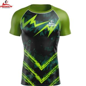 เสื้อรัดกล้ามเนื้อผู้ชายแบบตัดเย็บด้วยเทคนิค Heat Glued ระบายอากาศได้ดี แห้งเร็ว เหมาะสำหรับการออกกำลังกายและศิลปะการต่อสู้ - Product Image 4