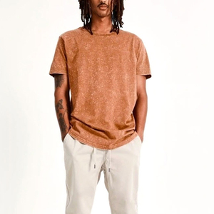 Camisetas Básicas para Hombre, Tejido de Algodón Suave y Transpirable, Cuello Redondo, Ajuste Cómodo, Ropa Casual de Verano, Estilo Diario - Product Image 3