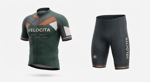 <b>Cycling</b> Suit Professional Jersey <b>Padded</b> <b>Shorts</b> Sweat Resistant Fabric Road Racing Outfit Athletic Comfort Performance - Product Image 2