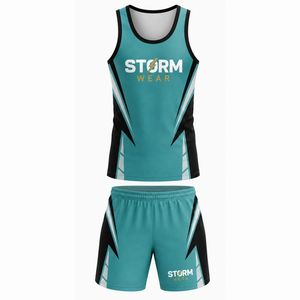 Uniforme d'athlétisme de haute qualité fabriqué par STORM WEAR, matériau durable, idéal pour les sports de plein air. - Product Image 5