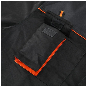 Wholesale Durable Reinforce Elbow Protective Outerwear for <b>Workers</b> Field Workshop Safety Clothing Orange Stripes Workwear <b>Jacket</b> - Product Image 4