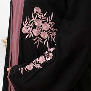 Hot Sale Dubai Traditional Islamic Turkish Women's Saudi Arabian <b>Abaya</b> Spring Polyester Breathable Ankle Length Ramadan Prayer - Product Image 2