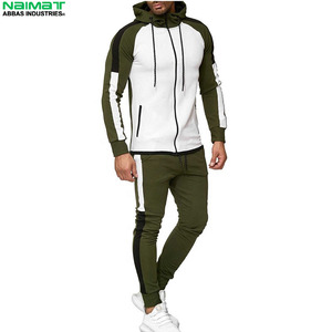 Two Tone Grid Pattern Mesh Lining Track Suit Men Windproof Shell Training <b>Jacket</b> Breathable Jogging <b>Workout</b> Suit - Product Image 3