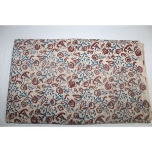 Sanganeri Printing Hand Block Print Fabric 100% Cotton Home Furnishing Decor Material Fabric for Dress Making - Product Image 5