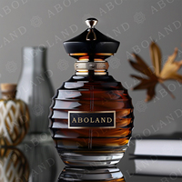 Emballage personnalisé pour flacon de parfum, flacons de parfum noirs, flacons de parfum de qualité, flacons de parfum noirs