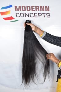 Paquetes de Cabello Humano Virgen 100% Liso, Barato, Natural, con Cutícula Alineada, Remy, Mink, Brasileño, Peruano, Indio Crudo, para Venta al por Mayor - Product Image 2